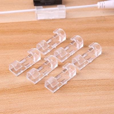 20st justerbara kabelhållare, självhäftande kabelhållare