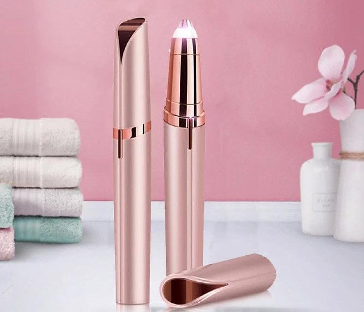Trimmer med LED för ögonbryn/näshår/ansiktshår/bikini