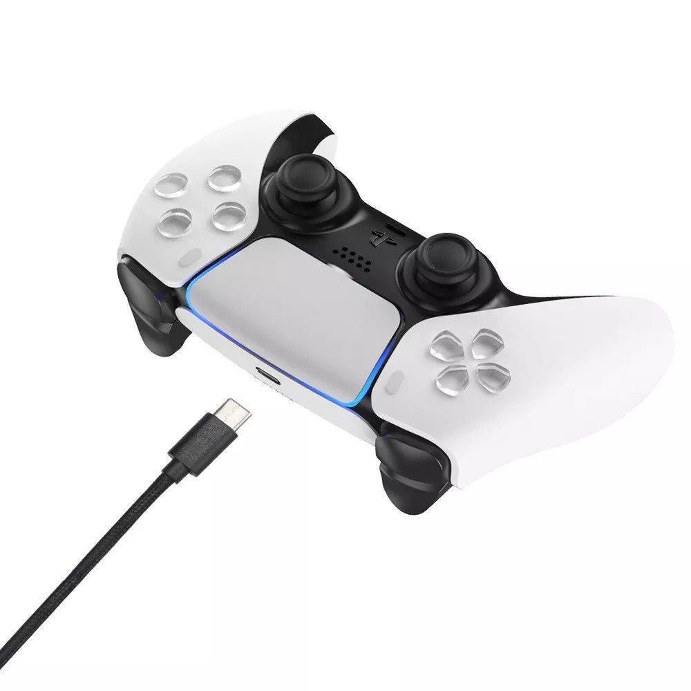 2-Pack 1,5M PS5 / Playstation 5 Laddkabel För handkontroll
