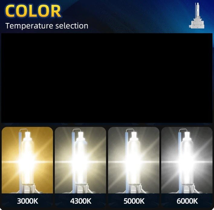 2 Pack Xenon lampa D1S 35W 6000K 3800LM