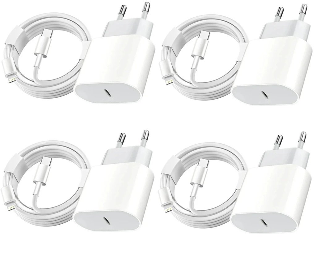 Laddare för iPhone 15 + 2M kabel Snabbladdare USB-C till USB-C