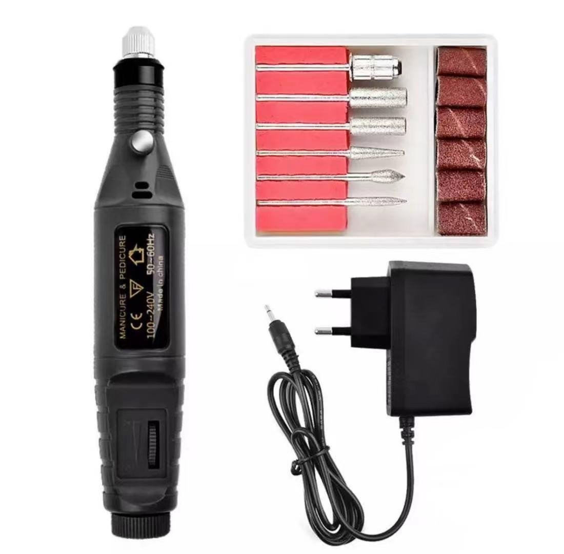 Nagelfil med 6 bitar (Elektrisk)