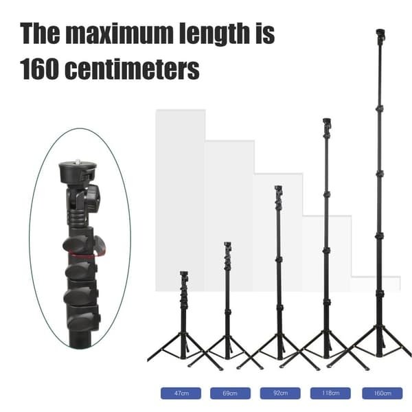 Mobilstativ / Kamerastativ Selfiepinne Tripod (45–160 cm)