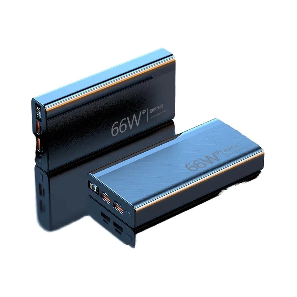 20000 mAh bärbar bank med LED-skärm, snabbladdning, mini-USB för hemmacamping och utomhusaktiviteter, nödsituationer