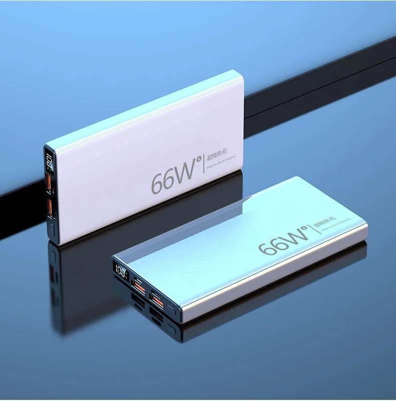 20000 mAh bärbar bank med LED-skärm, snabbladdning, mini-USB för hemmacamping och utomhusaktiviteter, nödsituationer