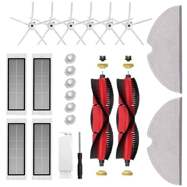 Tillbehörssats Xiaomi Roborock S5 Max/S50/S51/S55/S5/S60/S65/S6/S6 Pure/S6 MAXV – 22 delar