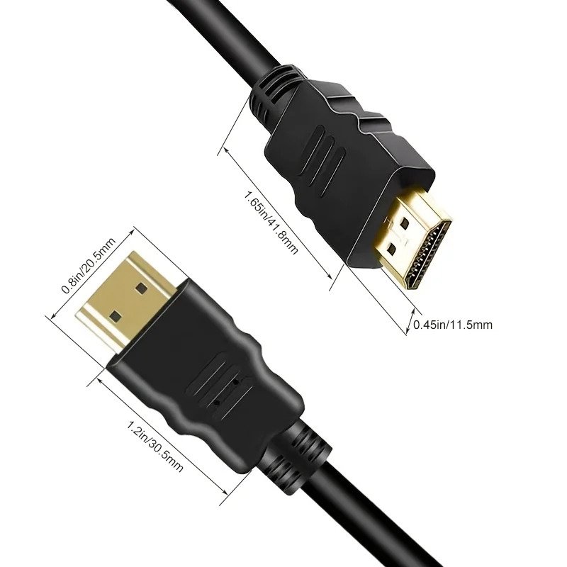 HDMI Kabel 4K 60Hz HDMI 2.0 Svart 1,5 m
