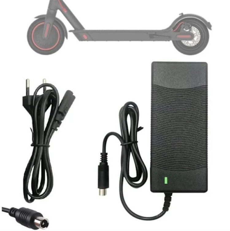 Laddare – 42V 2A för M365 och Ninebot – Snabb och trygg laddning M365/Pro/1S/Pro2/Essential/3