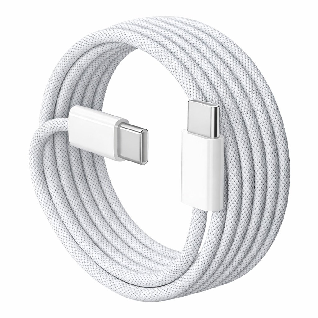 2m USB-C Snabbladdarkabel – Kompatibel med Samsung, iPhone 17 Pro Max & flera enheter